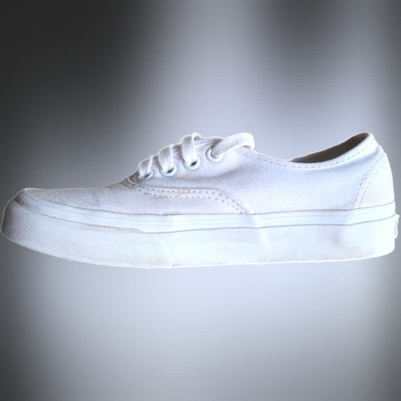 Vans Authentic Classic Low-Top Sneakers - White - Men's 3.5, Women's 5 - Picture 6 of 10